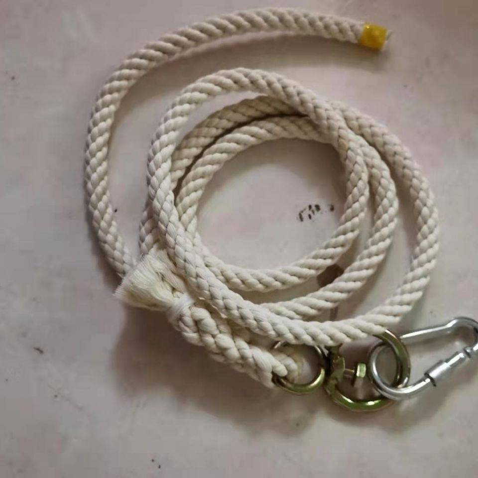 Two meters of cotton rope and a spinal ring